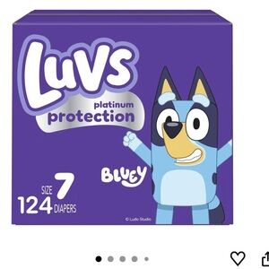 Luvs Platinum Protection Size 7 Diapers - Purple Pack